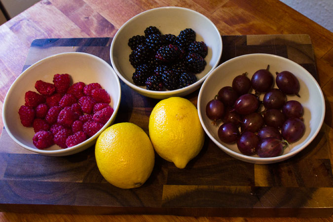 Fresh fruit is awesome!