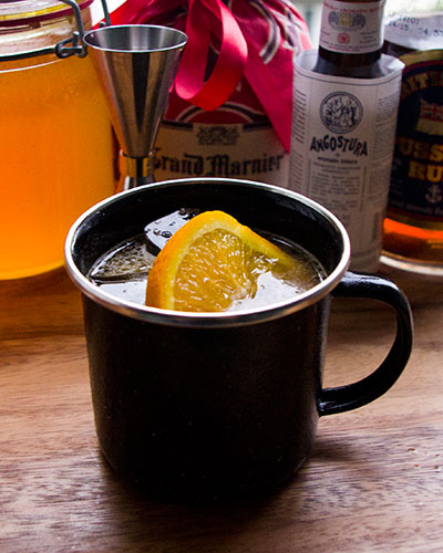 Spiced Orange Navy Rum Cocktail