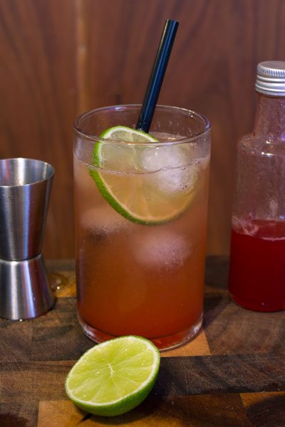 Strawberry-Lime Soda